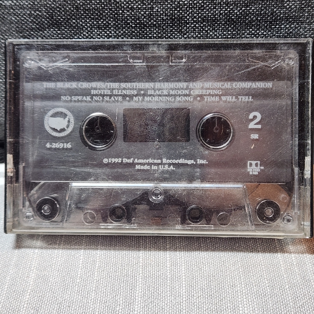 The Black Crowes Cassette Tape Music Southern Harmony 90s Rock Band